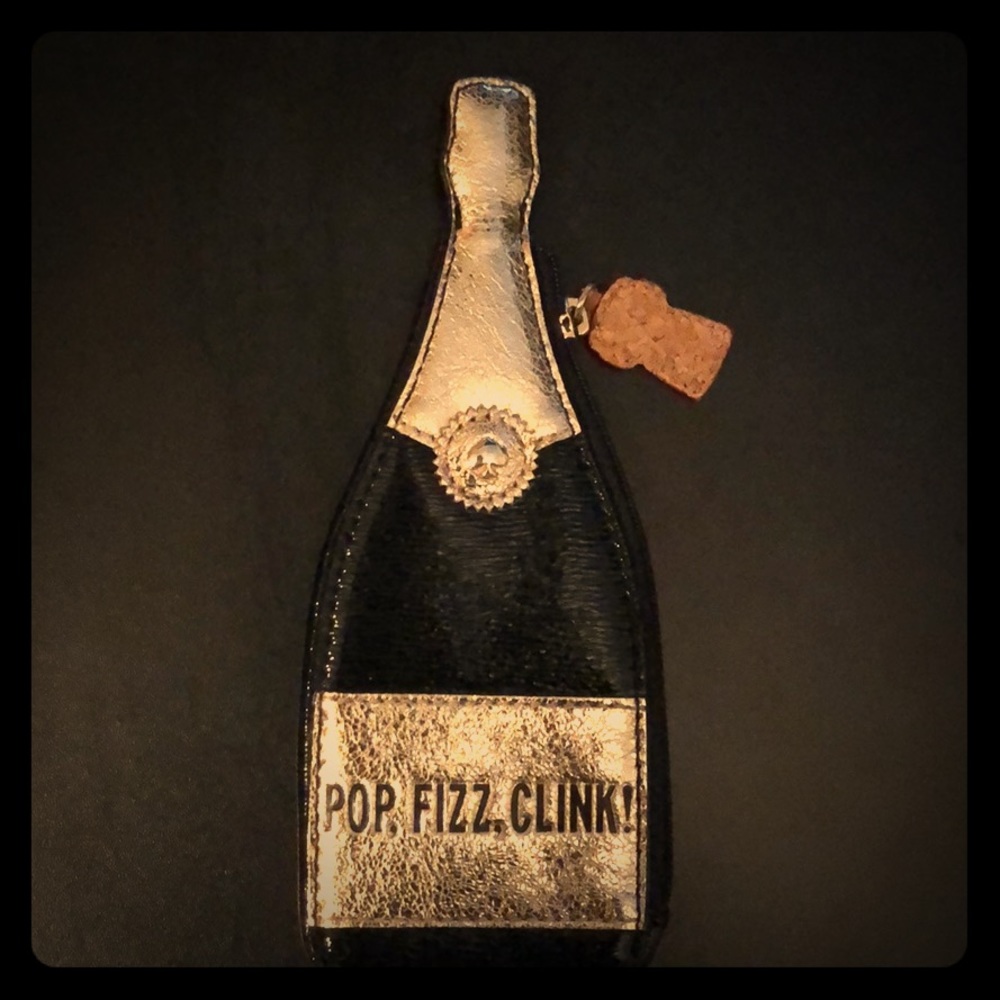 Champagne Bottle Coin Purse